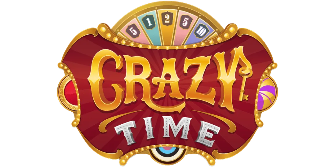 Crazy Time casino game display with odds chart and payout information